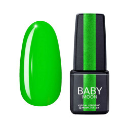 Гель-лак Baby Moon Perfect Neon 009 салатовый яркий. 6 мл