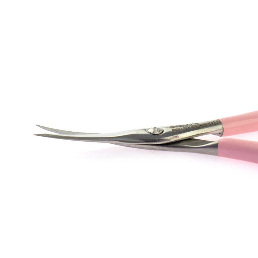 Ножницы для кутикулы Staleks Beauty&Care 11 Type 1. лезвия 20 мм. розовые