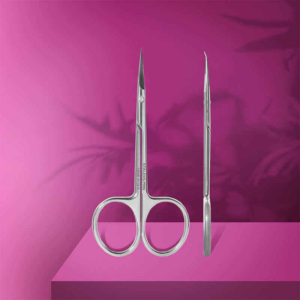 Ножницы для кутикулы Staleks PRO Expert 51 Type 3. профессиональные. лезвия в форме крючка