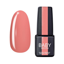 Гель-лак Baby Moon Sensual Nude 001 ніжний лососевий. 6 мл