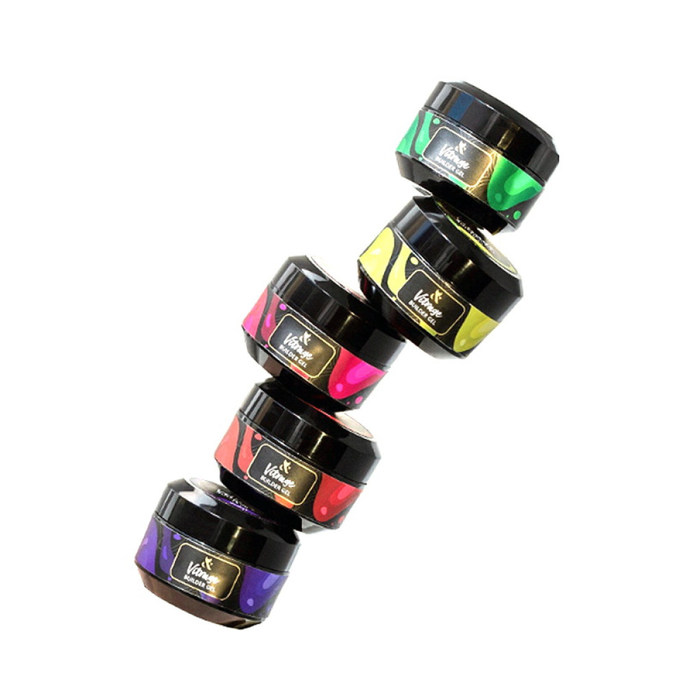 Гель F.O.X будівельний Vitrage Builder Gel Red червоний 15 мл
