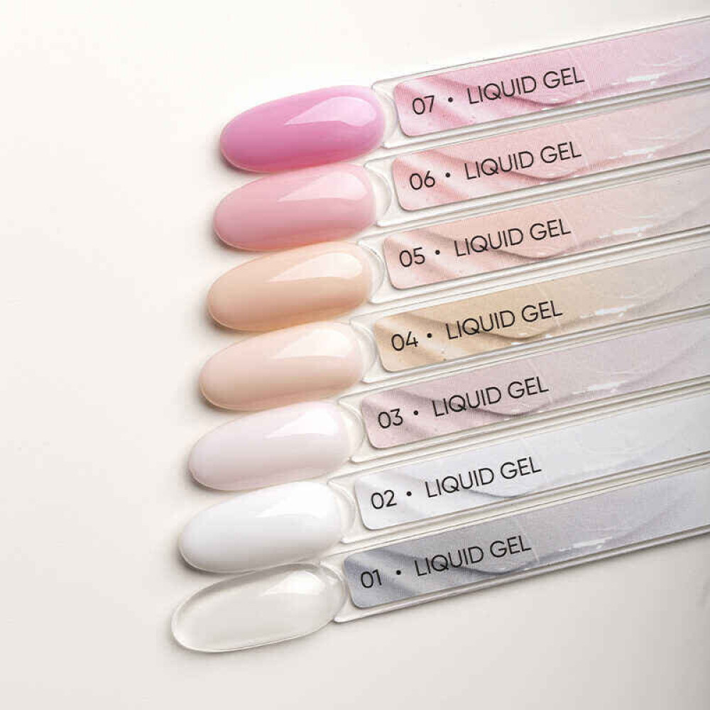 Рідкий гель Jerden Proff Liquid Gel 03 для зміцнення та моделювання світлий молочно-рожевий 10 мл