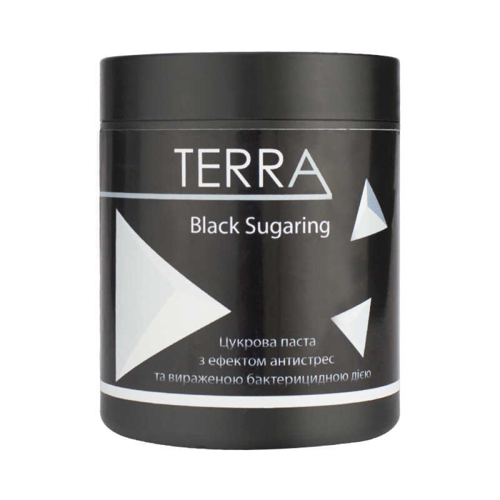 Паста для шугаринга Terra черная, Hard (5) с эффектом антистресс, 700 г