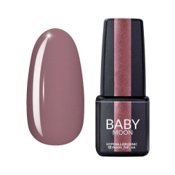 Гель-лак Baby Moon Pastel 010 сиреневый винтажный. 6 мл