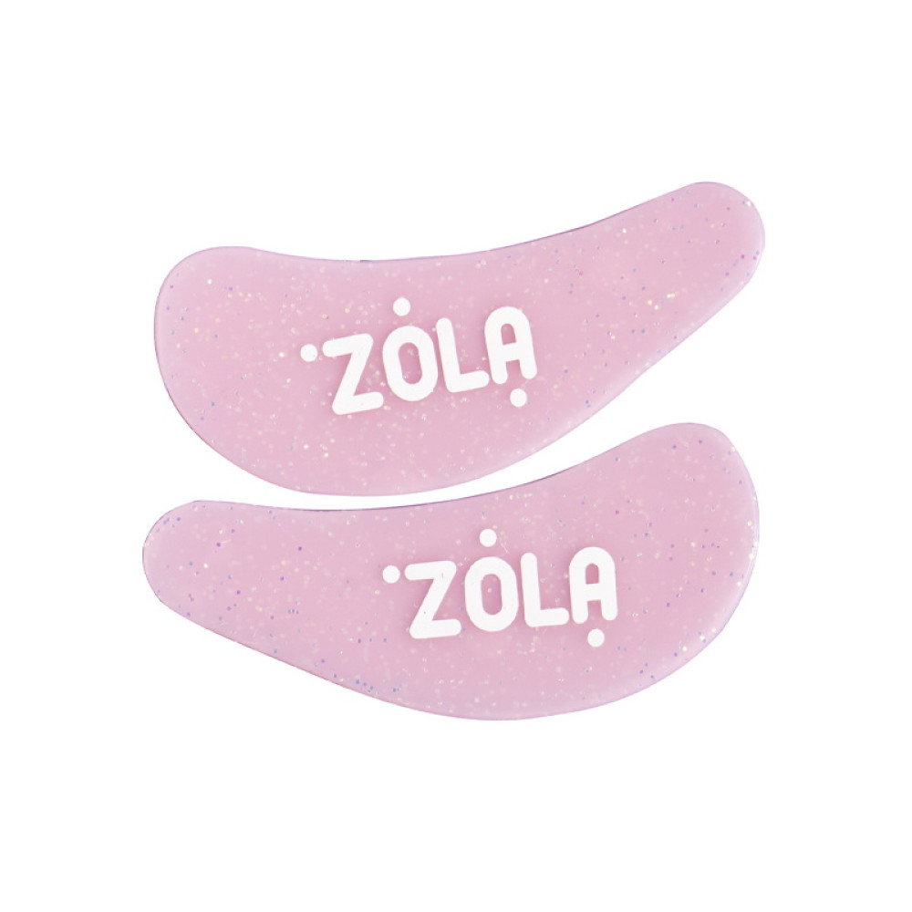 Патчі-фіксатори під очі ZOLA Silicone Eye Patch Light Pink Shine силіконові багаторазові. рожеві. пара