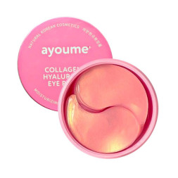 Патчи гидрогелевые под глаза Ayoume Collagen+Hyaluronic Eye Patch с коллагеном и гиалуроновой кислотой, 60 шт.
