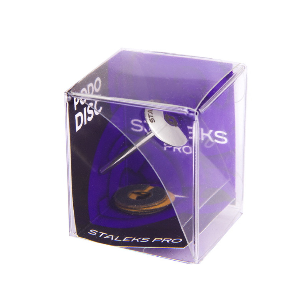 Педикюрный диск зонтик Staleks PRO Pododisc S D 15 мм со сменным файлом-кольцом 180 грит 5 шт