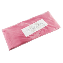 Пеньюар одноразовый полиэтиленовый с антистатиком. цвет розовый 100 шт.