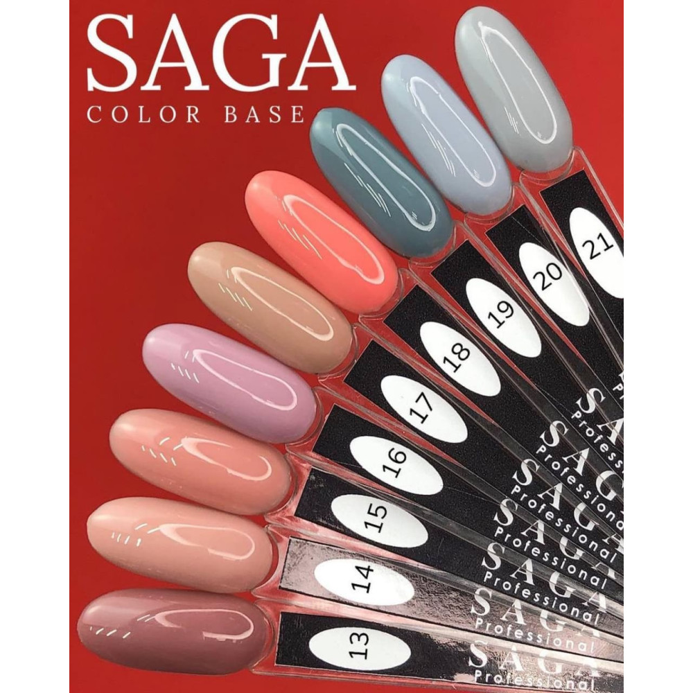 База цветная Saga Professional Color Base 018 персиковый 8 мл