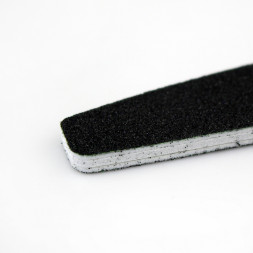 Пилка для нігтів Wonderfile 100/180. півмісяць. на пластиковій основі на піні. колір чорний