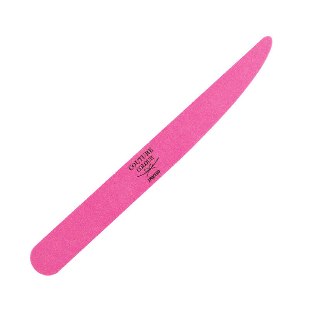 Пилка для ногтей Couture Colour 180/180 нож. цвет бело-розовый