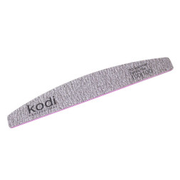 Пилка для ногтей Kodi Professional 100/100 полумесяц 67, цвет коричневый