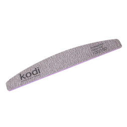 Пилка для ногтей Kodi Professional 100/150 полумесяц 74, цвет коричневый