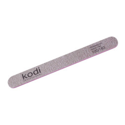 Пилка для ногтей Kodi Professional 100/180 прямая 83, цвет коричневый
