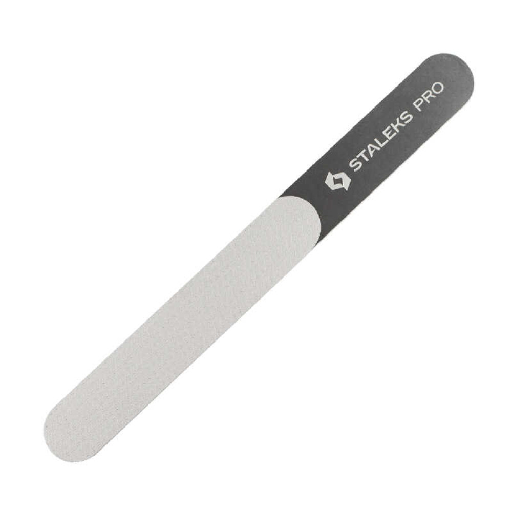 Пилка для ногтей Staleks PRO Expert 11. 240/320. лазерная. прямая широкая с ручкой. 165 мм