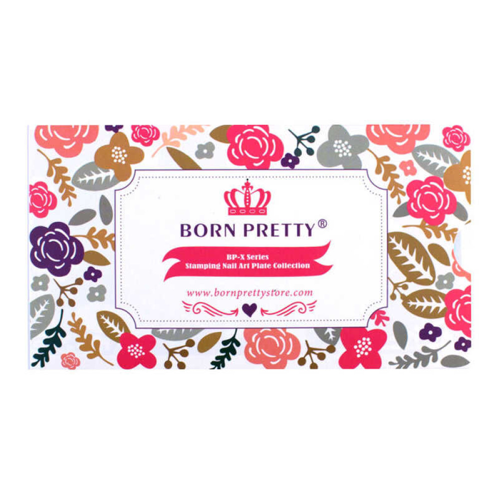 Пластина для стемпінга Born Pretty BPX-L018 Листя. осінь