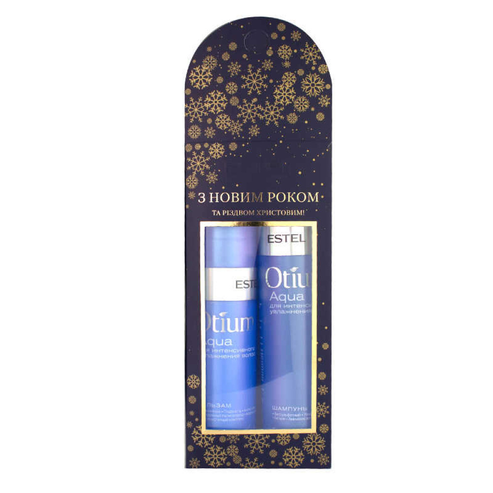 Подарочный набор Estel Otuim Aqua шампунь безсульфатный, бальзам для интенсивного увлажнения волос