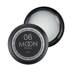 Полігель Moon Full Poly Gel 06. молочний з шимером. 30 мл
