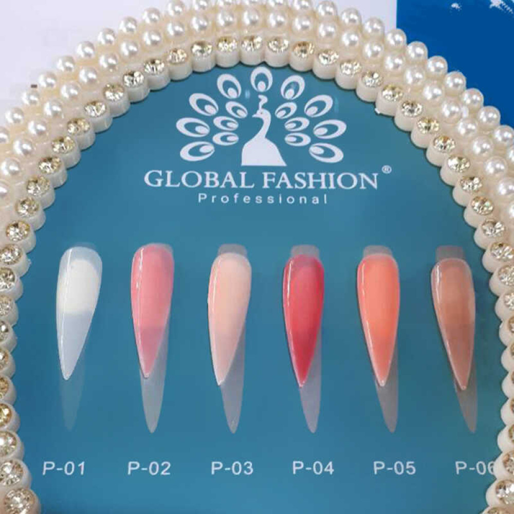 Полігель Global Fashion Poly Uv Gel P 05 Orange помаранчево-кораловий, 30 мл