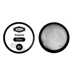 Полигель Koto PolyGel 01 Clear. прозрачный. 5 мл