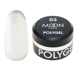 Полігель Moon Full Poly Gel 03. прозорий. 15 мл