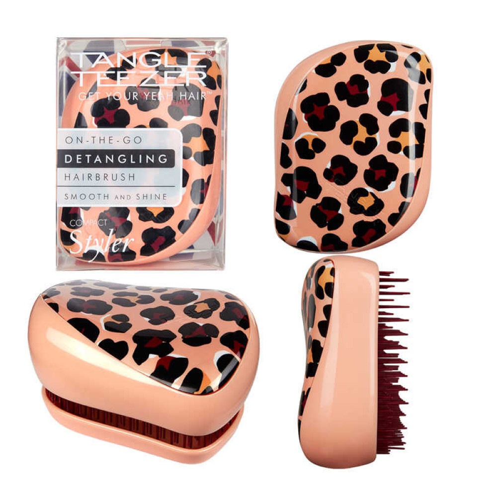 Гребінець Tangle Teezer Compact Styler Apricot Leopard