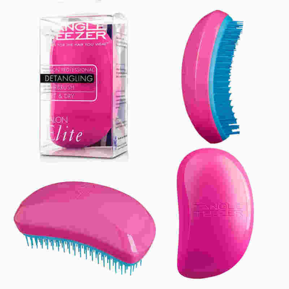 Расческа Tangle Teezer Salon Elite Pink & Blue, цвет розовый