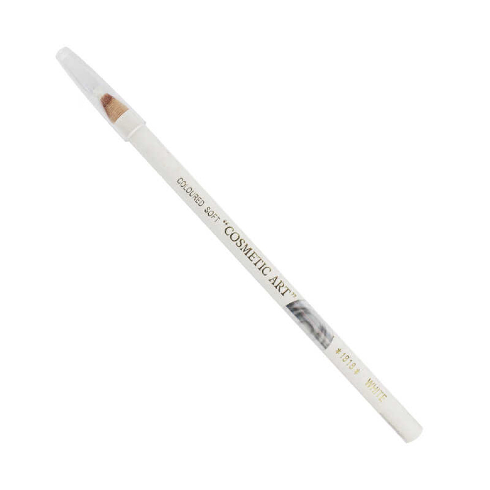 Разметочный карандаш для бровей Cosmetic art 1818. самозатачивающийся. цвет белый