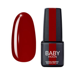 Гель-лак Baby Moon Red Chic 002 темно-червоний. 6 мл