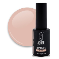 Гель камуфлюючий для укріплення та ремонту нігтів Adore Professional Repair Cover Gel 04 Nude. тілесний. 7.5 мл