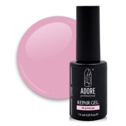 Гель камуфлюючий для укріплення та ремонту нігтів Adore Professional Repair Cover Gel 06 Primrose. пиловий рожево-ліловий. 7.5 мл