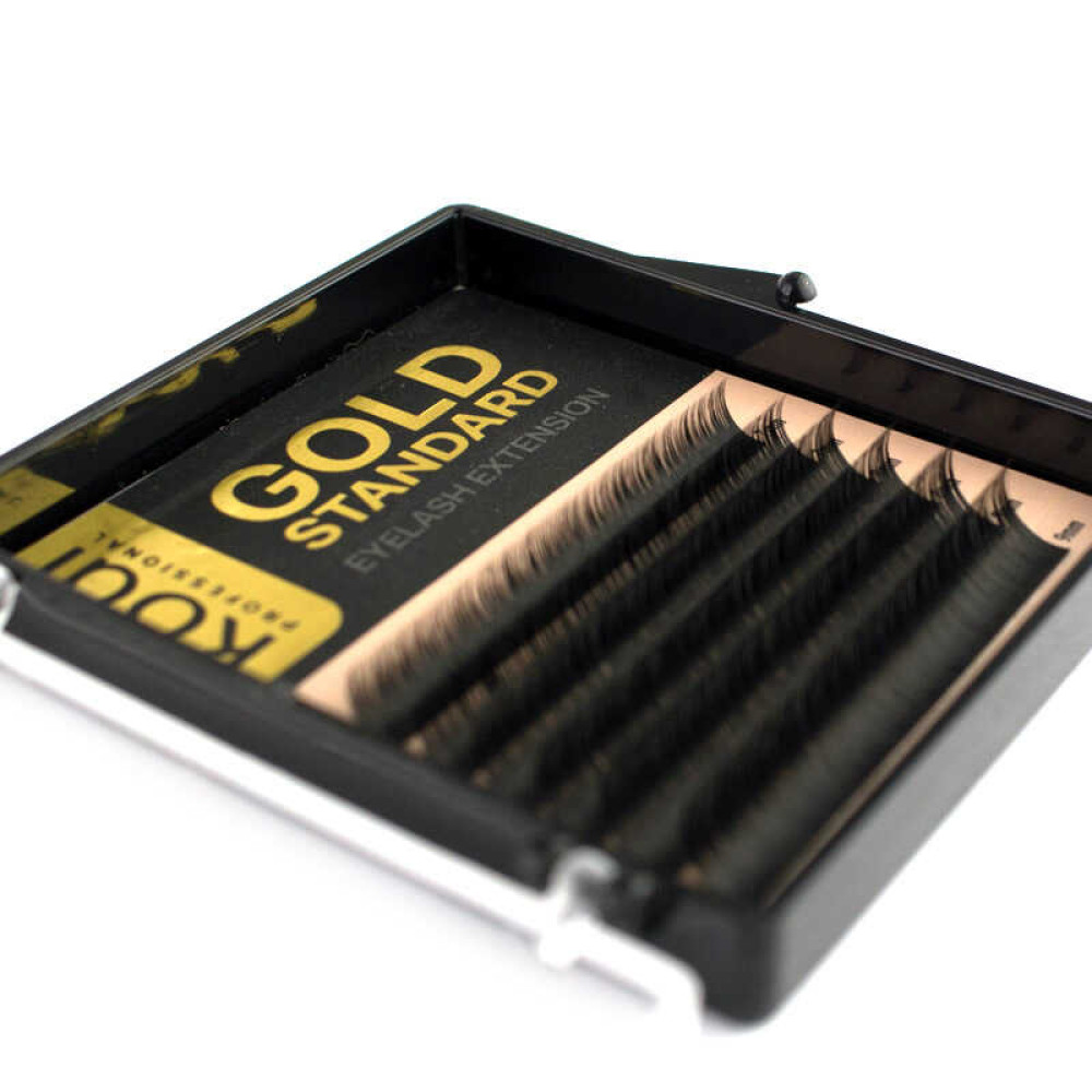 Ресницы Kodi professional Gold Standart С 0.07 (6 рядов: 7,8,9 мм), черные