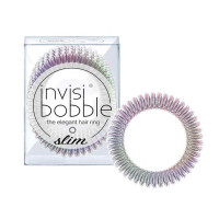 Резинка-браслет для волос Invisibobble SLIM Vanity Fairy, цвет радуга, 47х35 мм, 3 шт.