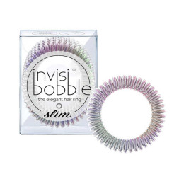 Резинка-браслет для волос Invisibobble SLIM Vanity Fairy. цвет радуга. 47х35 мм. 3 шт.