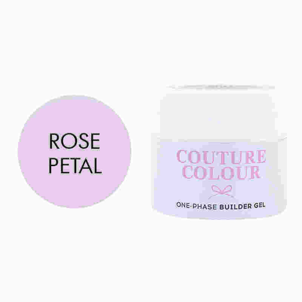 Гель однофазний Couture Colour 1-phase Builder Gel Rose petal ніжний рожевий. 50 мл