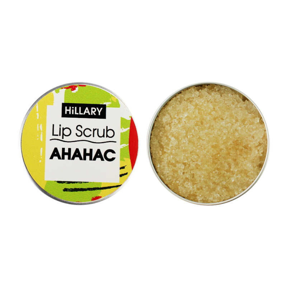 Сахарный скраб для губ Hillary Ананас, 30 г