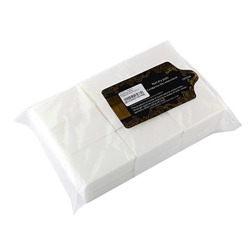 Салфетки безворсовые Starlet Professional, 6х4 см, 500 шт., цвет белый