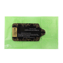 Салфетки безворсовые Starlet Professional, 6х4 см, 500 шт., цвет салатовый