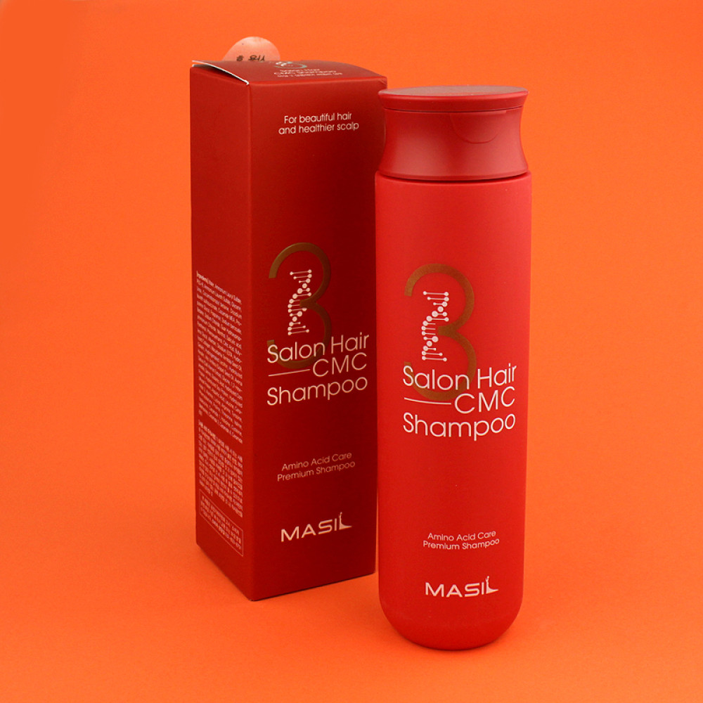 Шампунь для волосся Masil 3 Salon Hair CMC Shampoo відновлюючий з амінокислотами. 300 мл