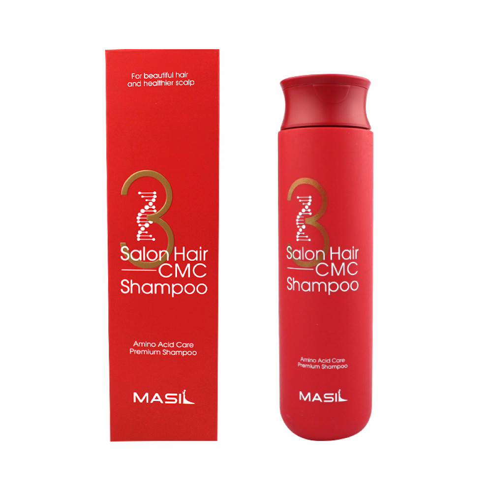 Шампунь для волос Masil 3 Salon Hair CMC Shampoo восстанавливающий с аминокислотами. 300 мл