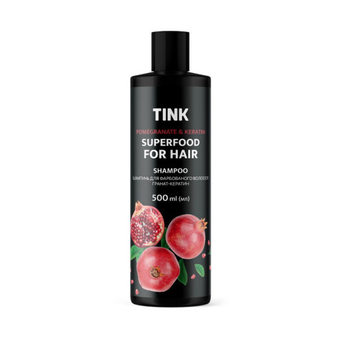 Шампунь Tink Shampoo Гранат и Кератин регенерирующий для окрашенных волос, 500 мл, фото 1, 138 грн.