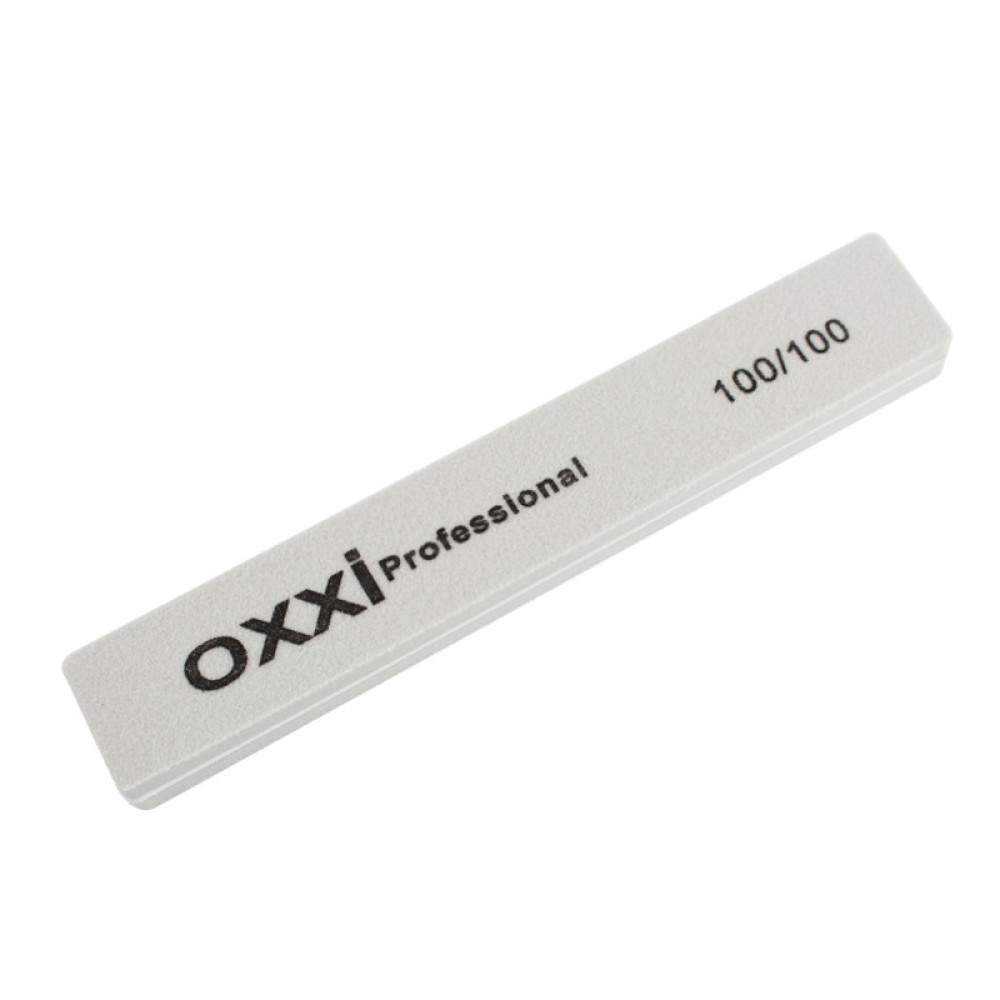 Шліфувальник для нігтів OXXI Professional 100/100. сірий