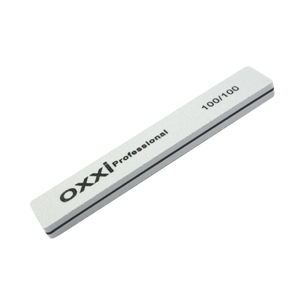 Шлифовщик для ногтей OXXI Professional 100/100, серый