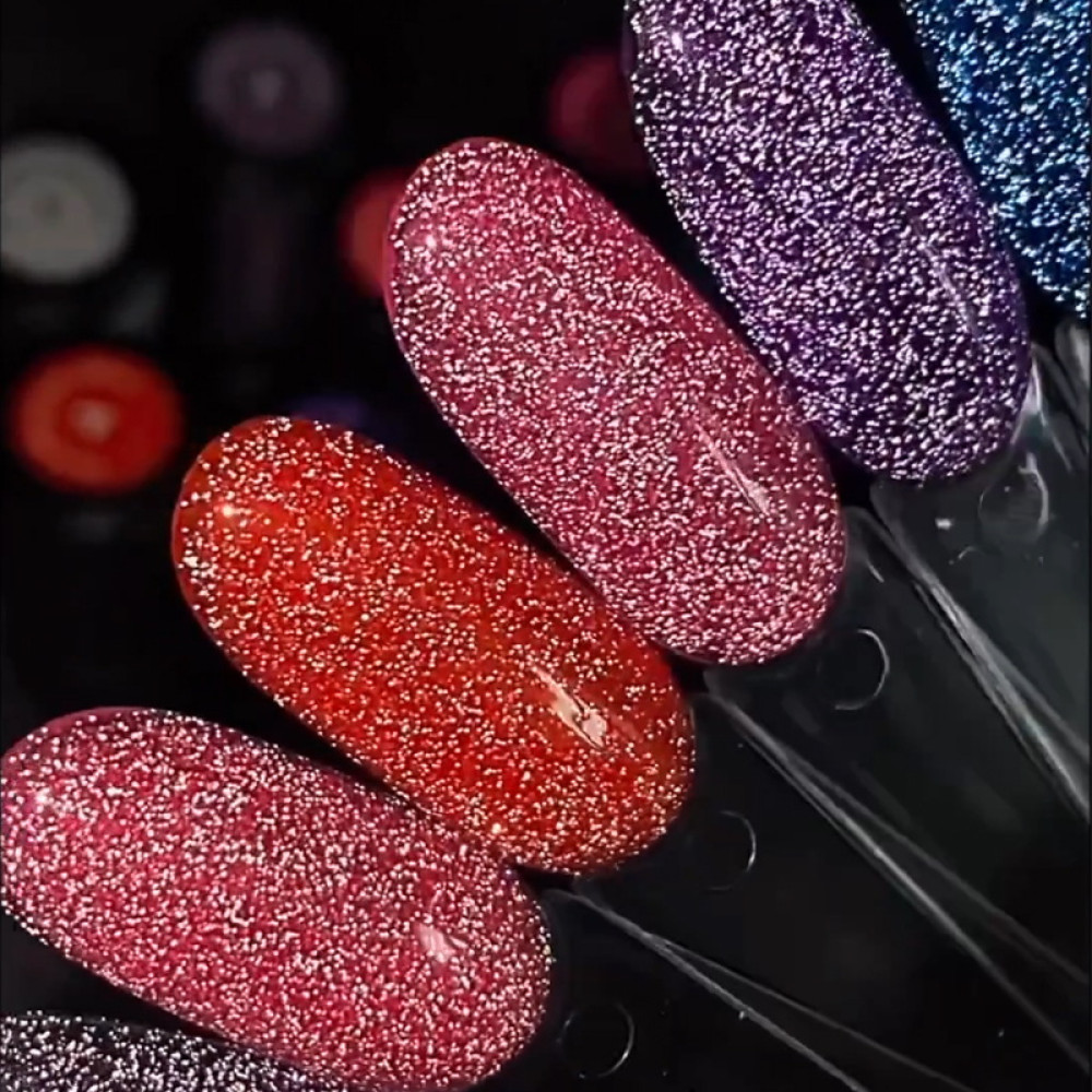 Гель-лак Siller Professional Shine Light 005 рожевий. світловідбиваючий. 8 мл