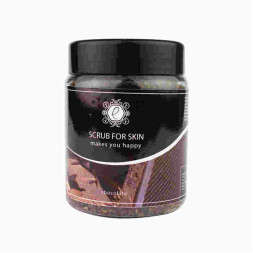 Скраб для тіла Enova Skrub For Skin Makes You Happy Chocolate шоколад. 250 мл
