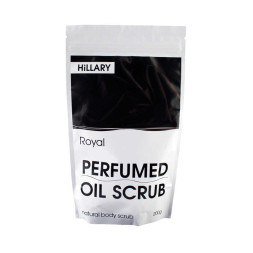 Скраб для тела парфюмированный Hillary Perfumed Oil Scrub Royal, 200 г