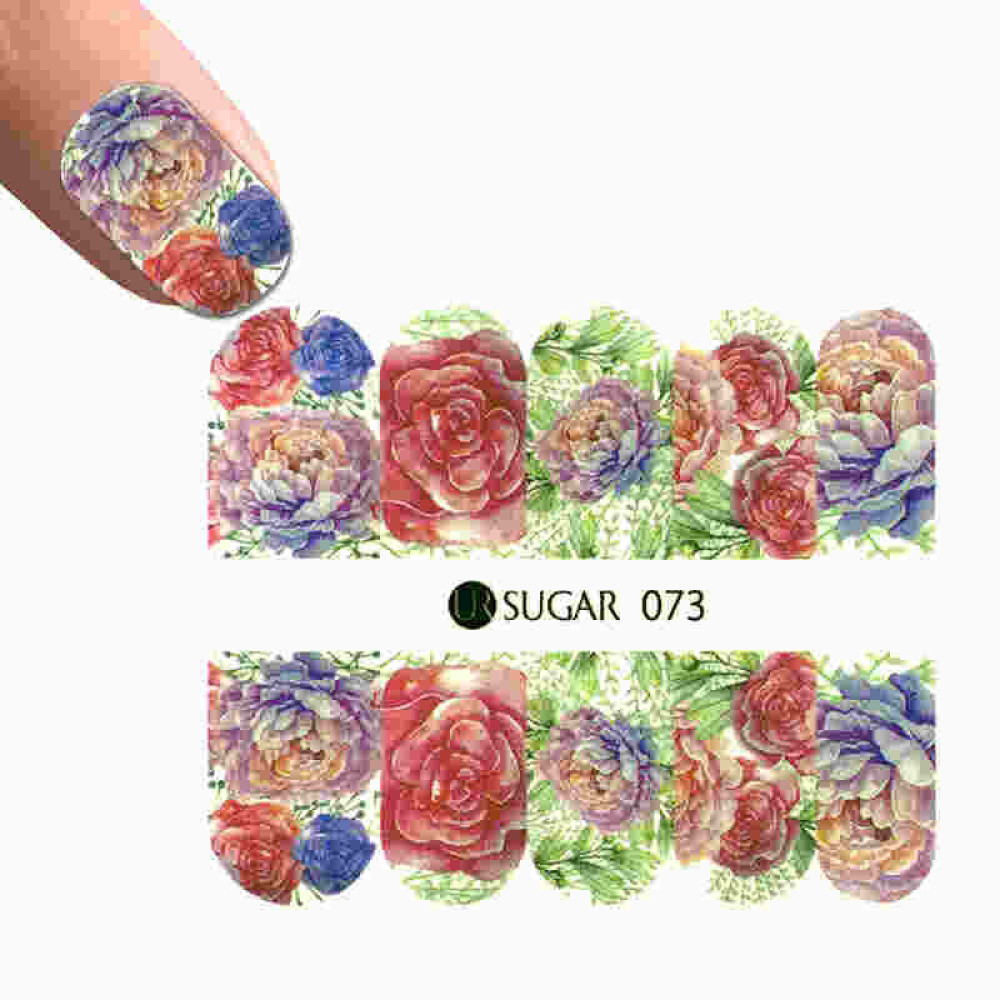 Слайдер-дизайн 071-044 Квіти, кактуси, 4 шт.