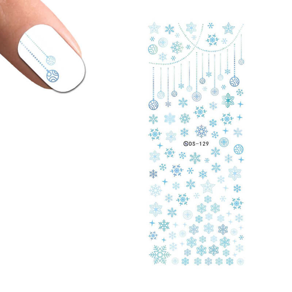 Слайдер-дизайн DS 129 Сніжинки