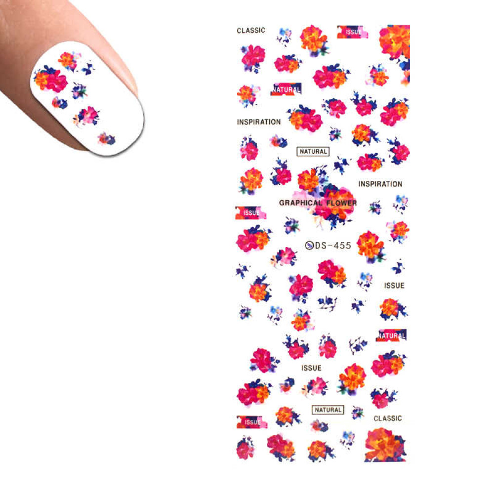 Слайдер-дизайн DS 455 Графические цветы