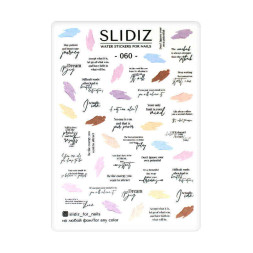Слайдер-дизайн Slidiz 060 Написи та кольорові мазки